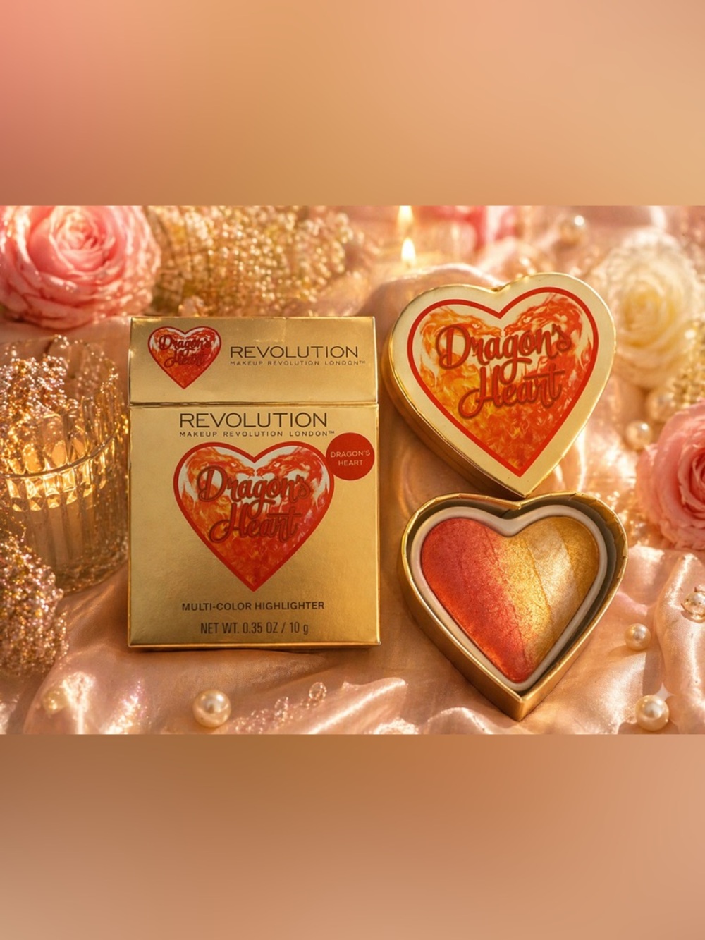Makeup Revolution Dragon’s Heart Highlighter Multi-Color NEW